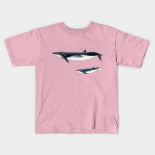 Bryde´s whale with baby whale Kids T-Shirt